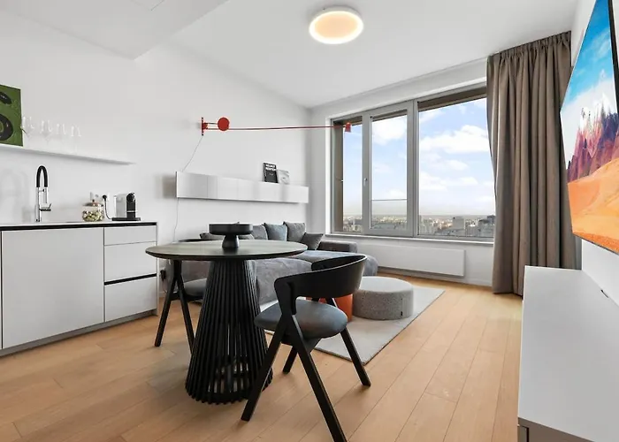 Apartamento Skypark 1-bedroom On Floor 28 With Panoramic View And Parking By Skyviews
